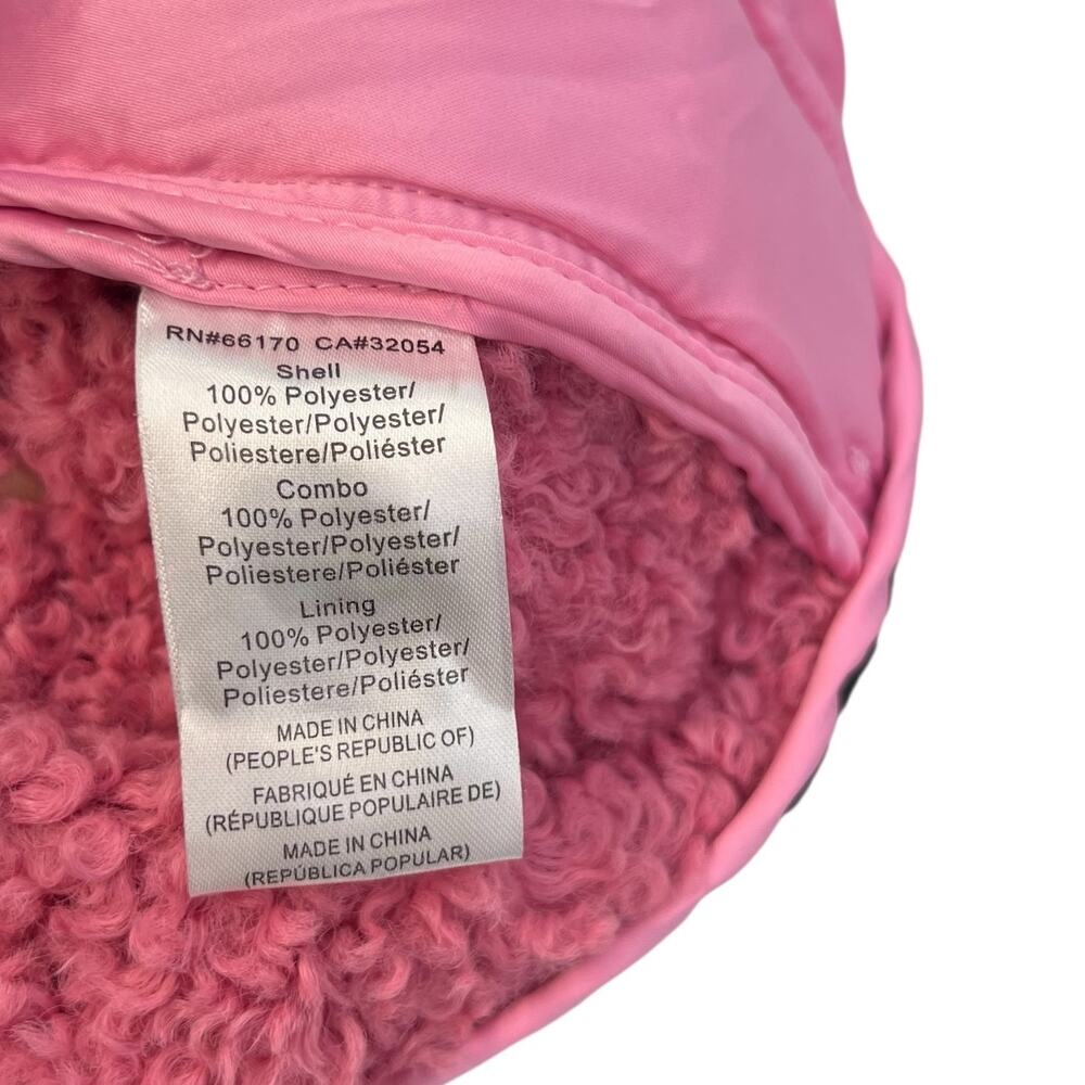 Anthropologie Hutch Faux Suede Colorblock Bomber Jacket Pink Size Medium - Picture 11 of 12